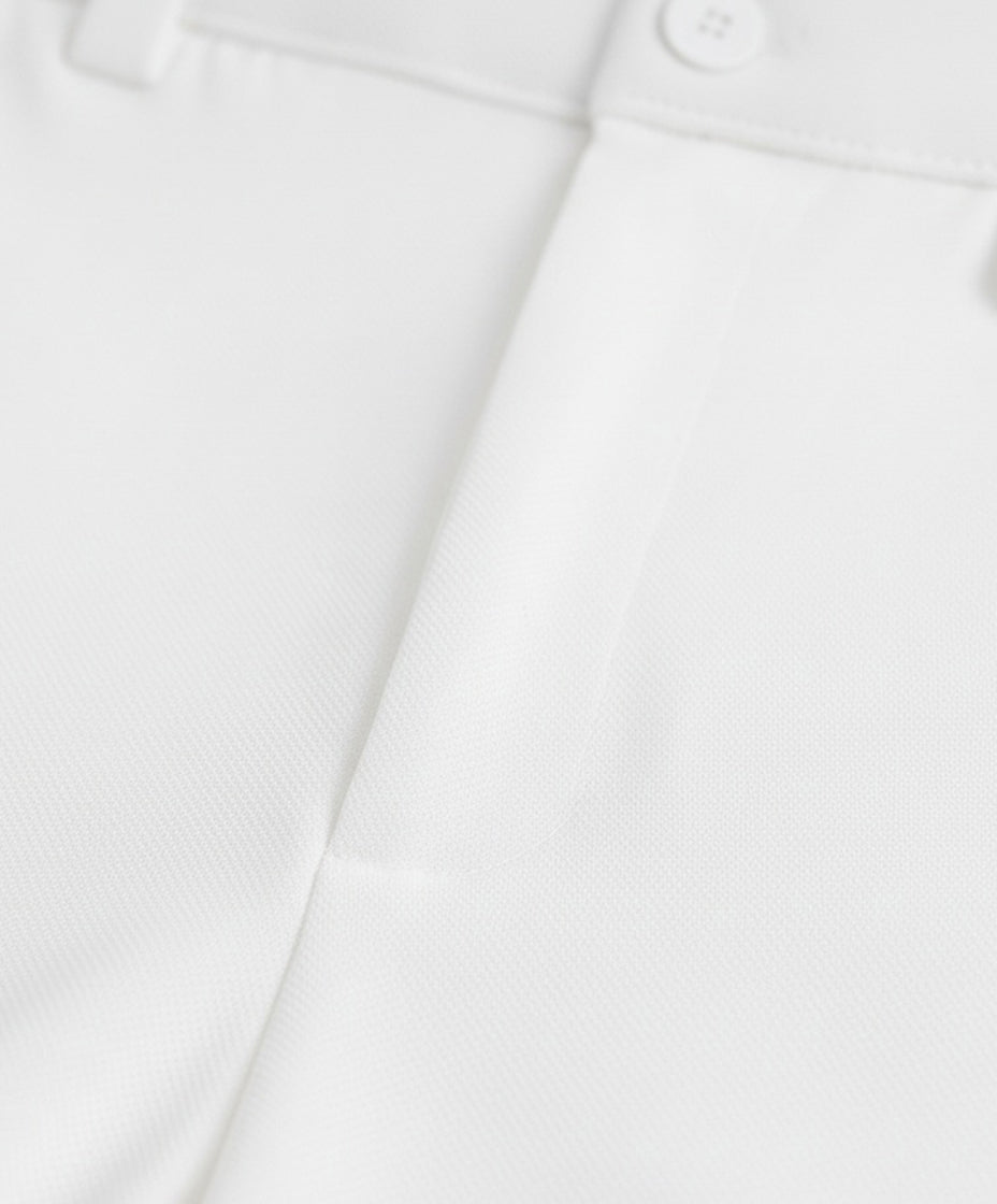 Chino Short White Stretch