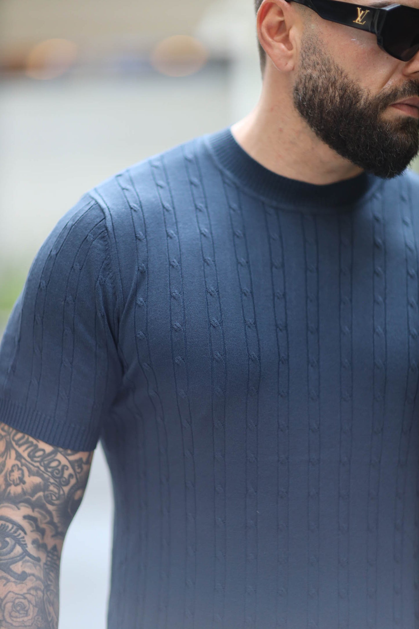 T-shirt Knitwear Wellington Navy Blue