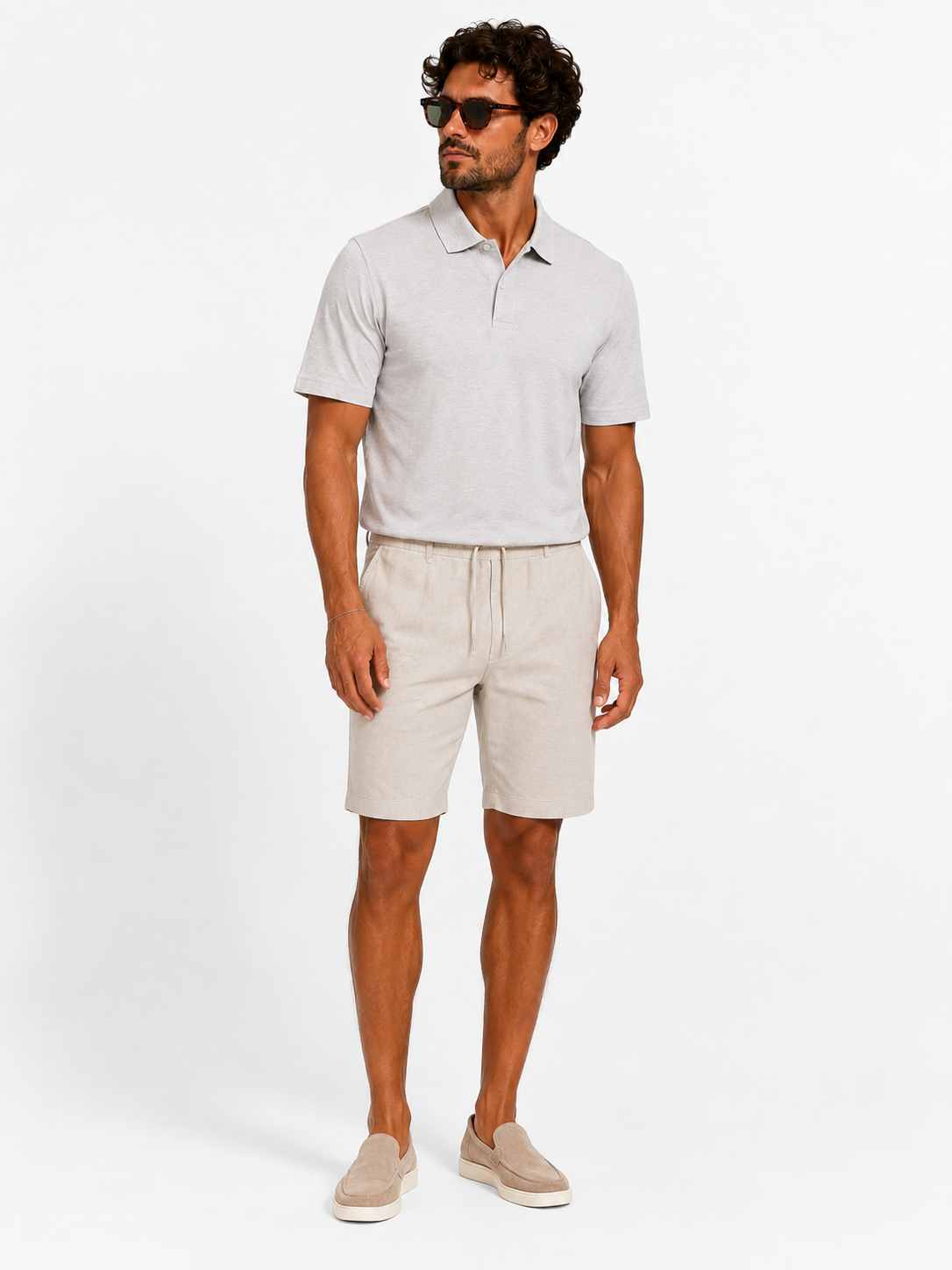 Polo Short Sleeve Light Grey