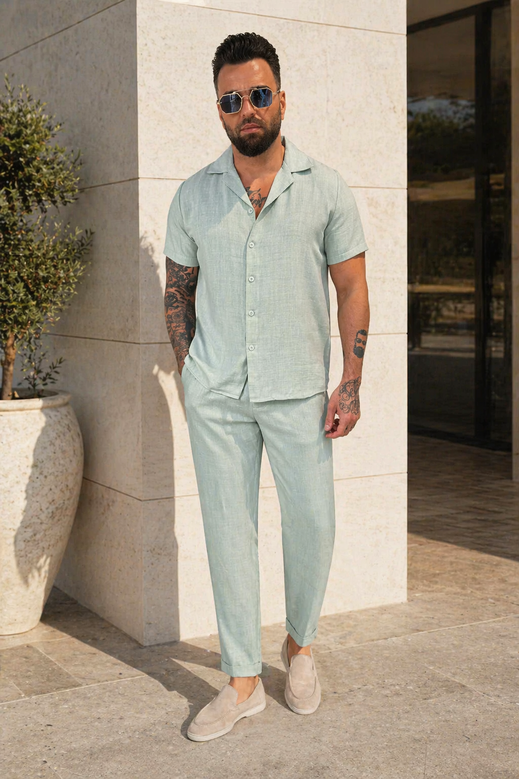 Two-piece Set Valencia Mint Green