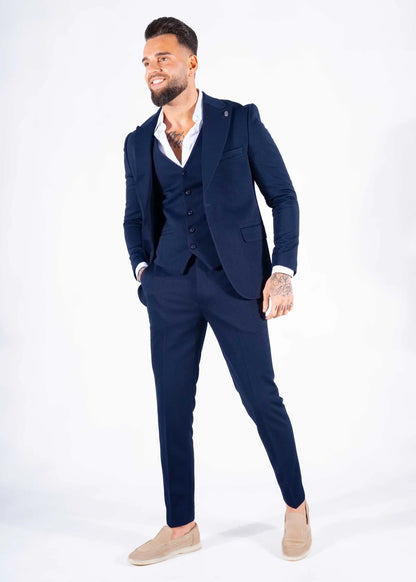 Three-Piece Suit Havana Navy Blue