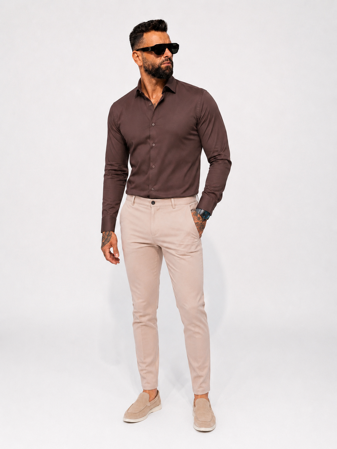 Super Stretch Trousers Beige