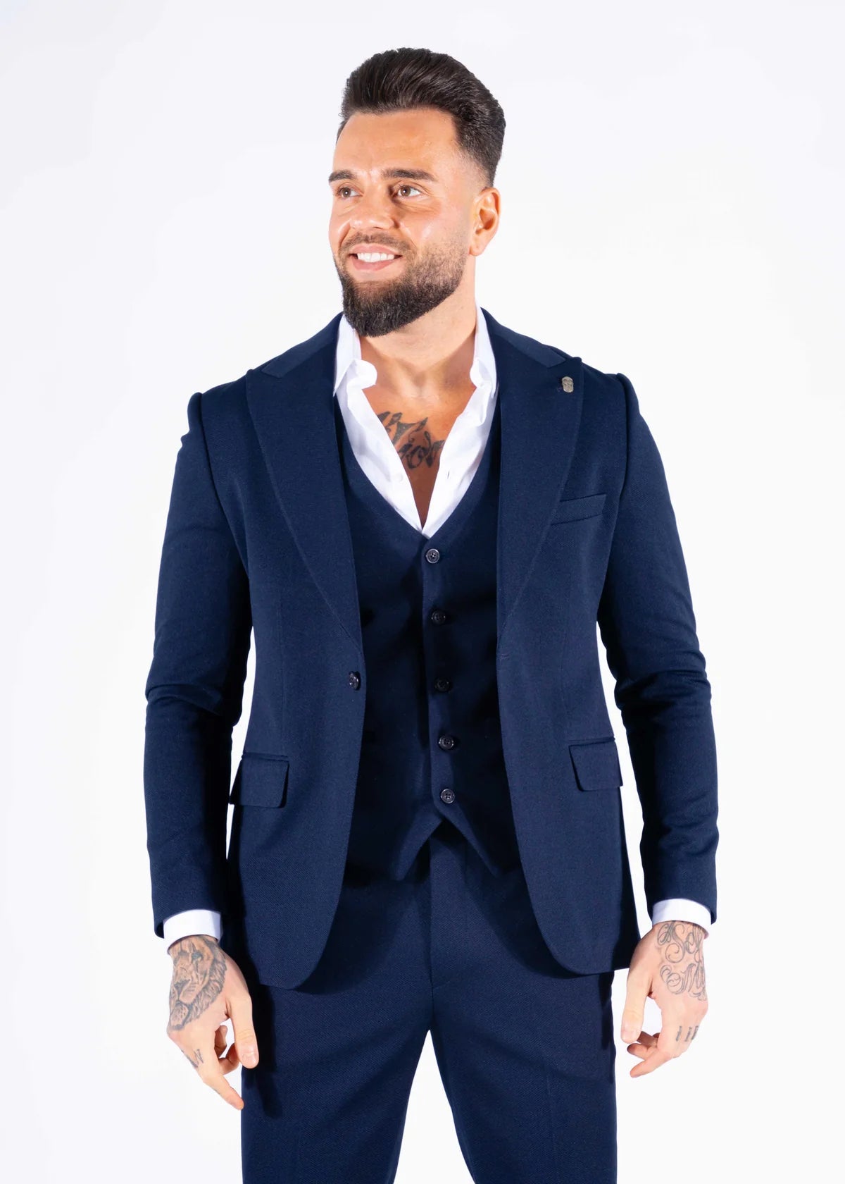 Three-Piece Suit Havana Navy Blue