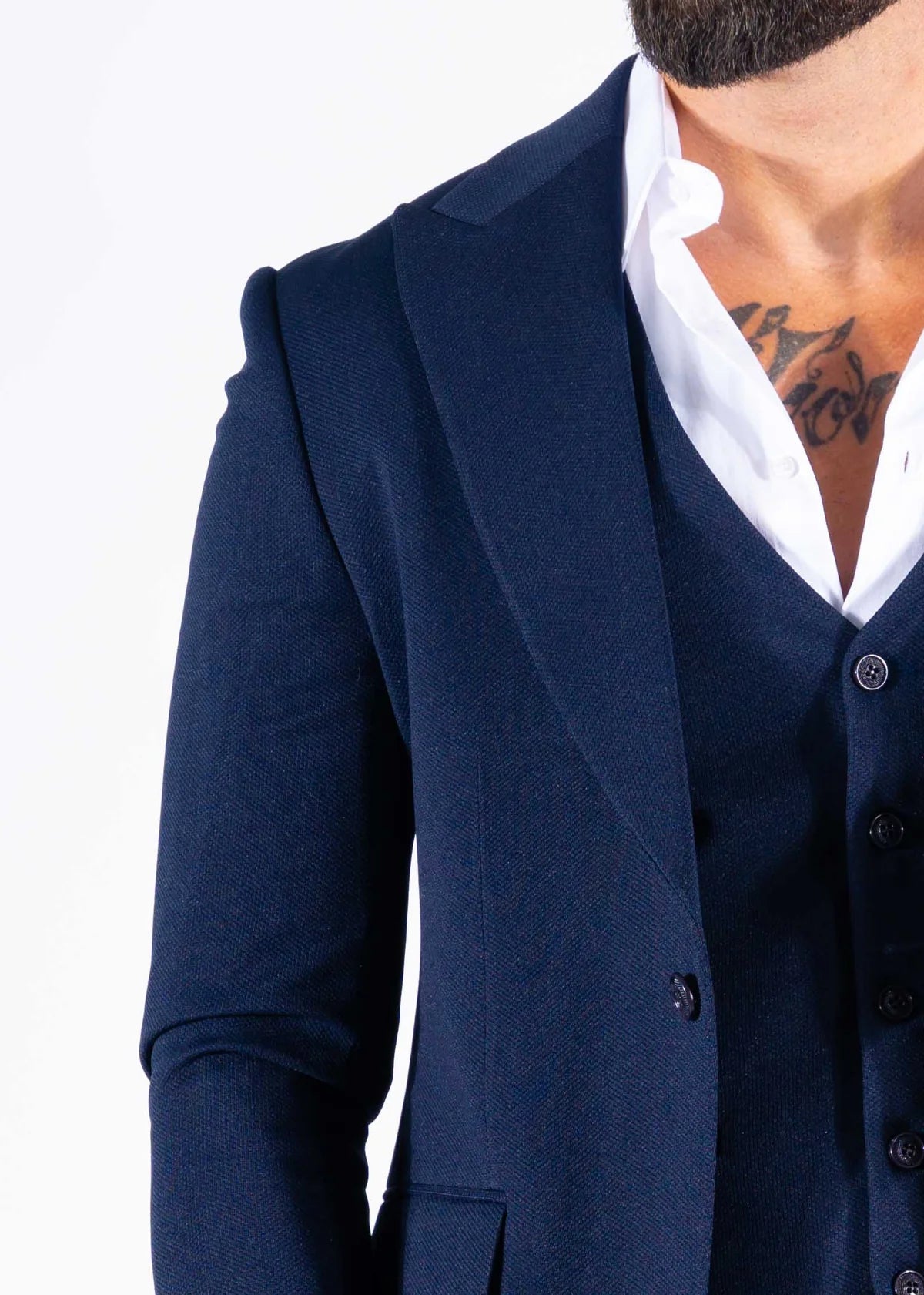 Three-Piece Suit Havana Navy Blue