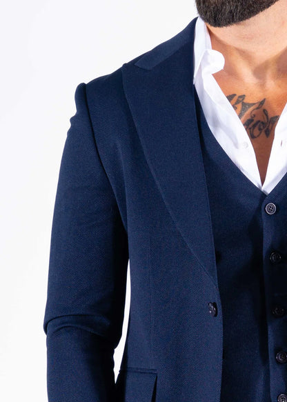 Three-Piece Suit Havana Navy Blue