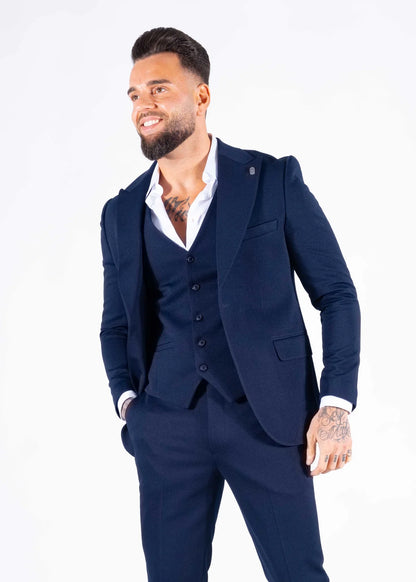 Three-Piece Suit Havana Navy Blue