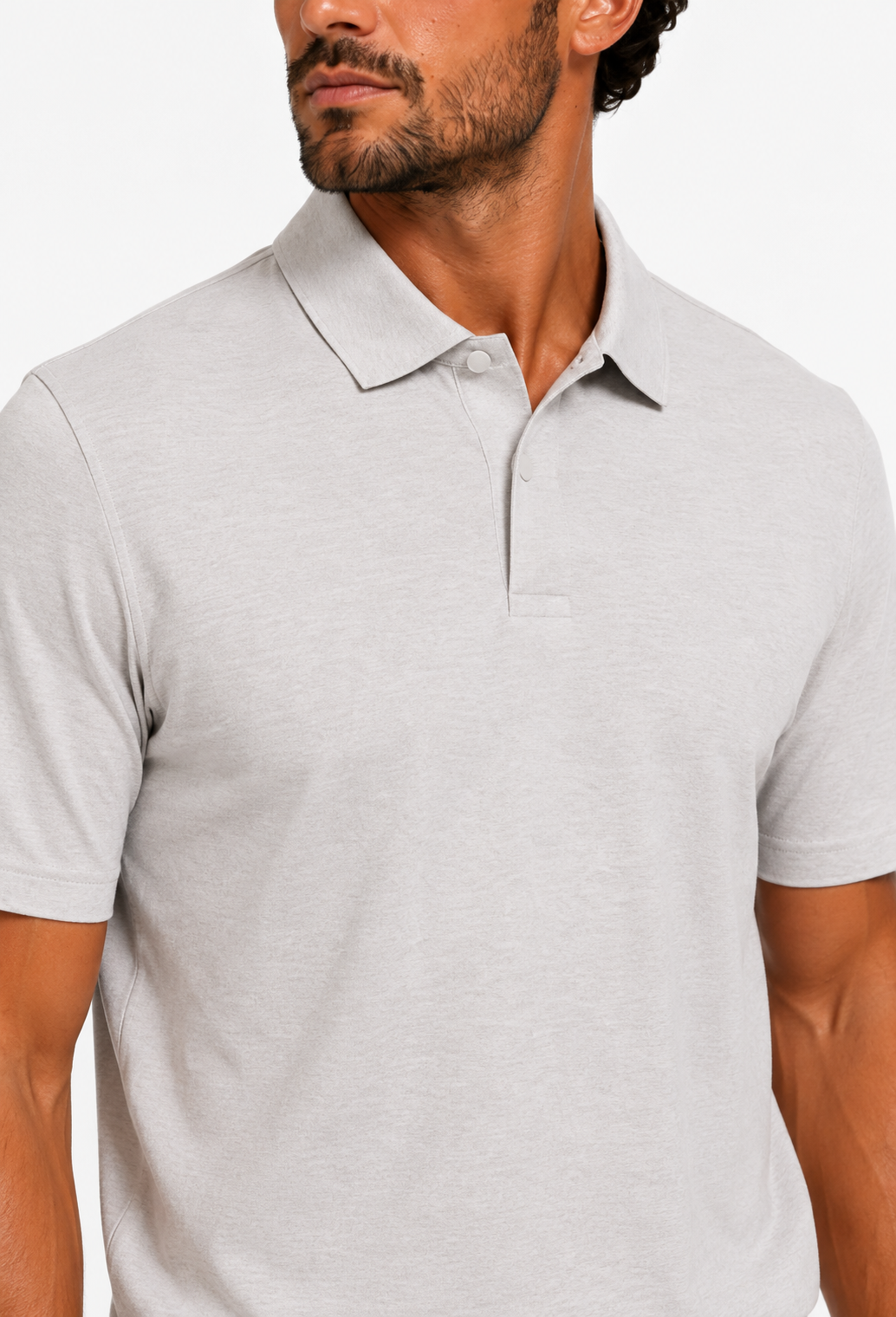 Polo Short Sleeve Light Grey