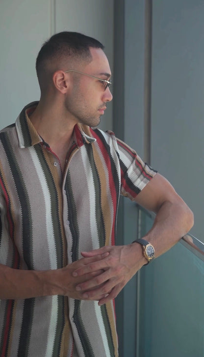 Shirt Medellin Beige Khaki Green