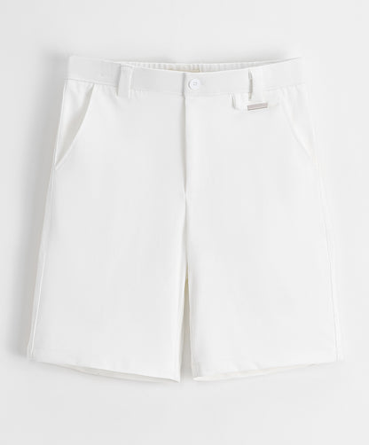 Chino Short White Stretch