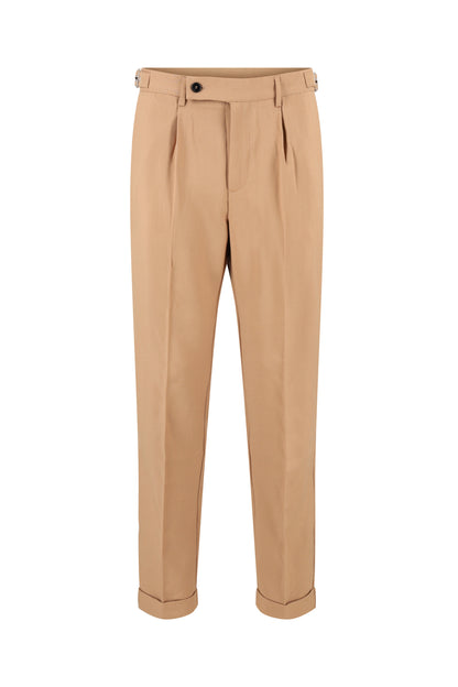 Pleated Trouser Camel