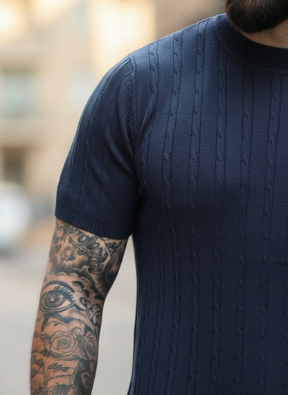 T-shirt Knitwear Wellington Navy Blue