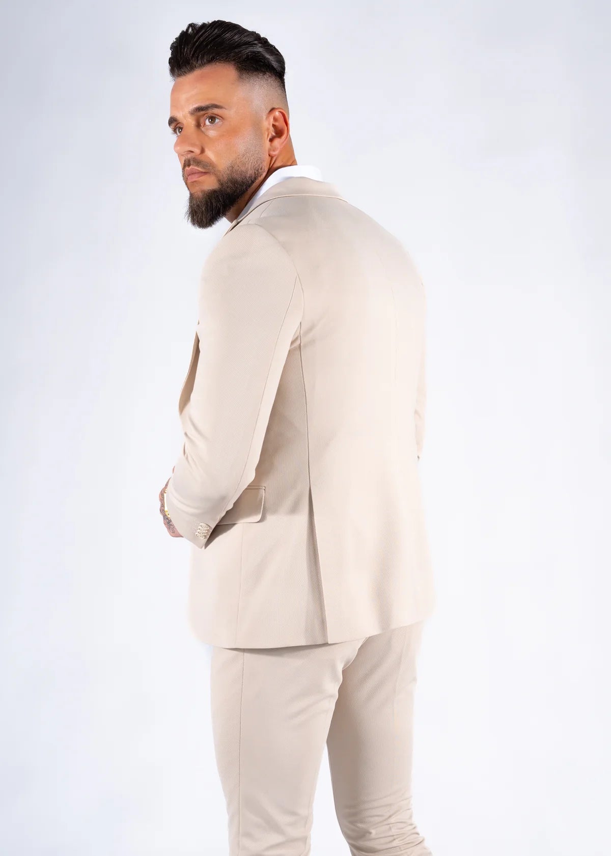 Three-Piece Suit Havana Beige