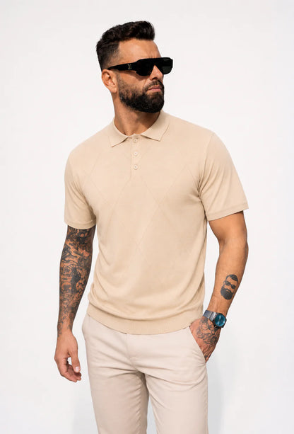 Polo T-Shirt Light Beige