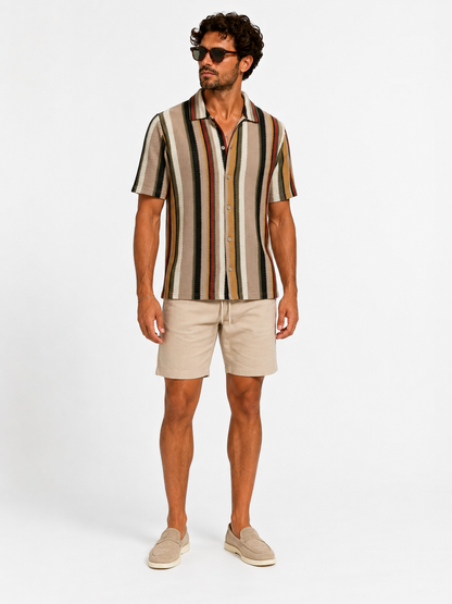 Shirt Medellin Beige Khaki Green