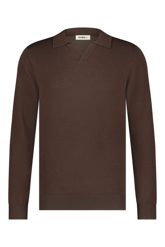 Polo Knitwear Long Sleeve Brown
