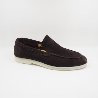 Salvador Suede Loafer Brown