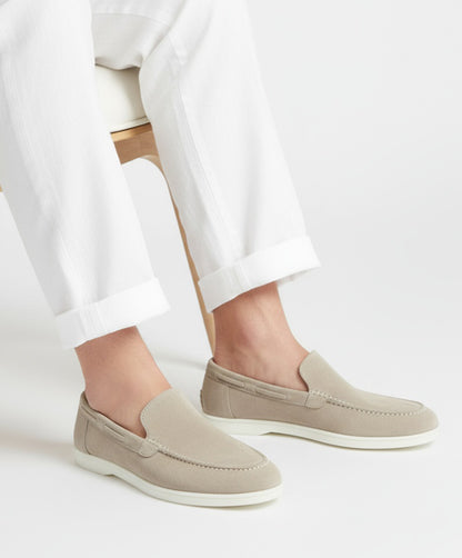Salvador Suede Loafer Beige