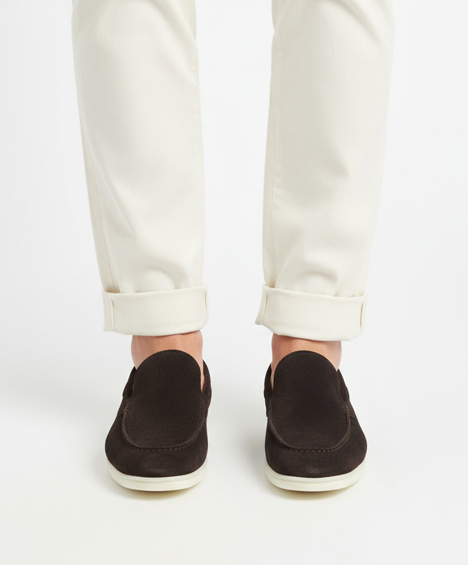 Salvador Suede Loafer Brown