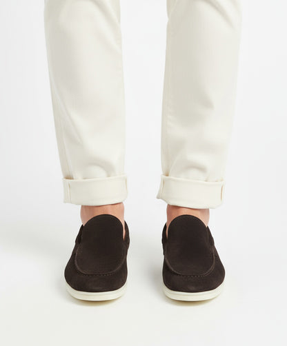 Salvador Suede Loafer Brown