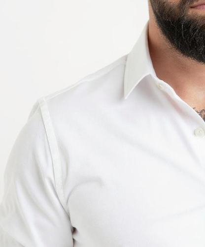 Shirt Havana Slim Fit Stretch Off White