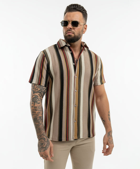 Shirt Medellin Beige Khaki Green