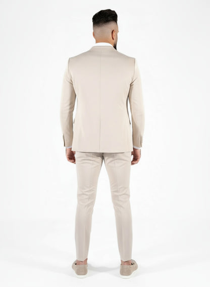 Three-Piece Suit Havana Beige