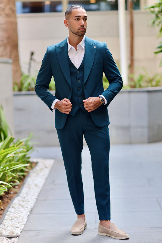 Three-Piece Suit Havana Green
