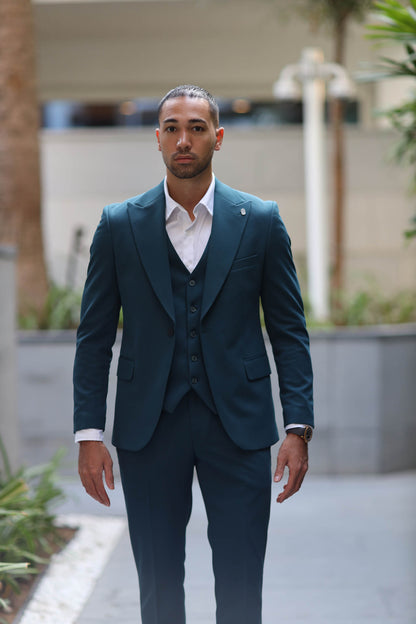 Three-Piece Suit Havana Green