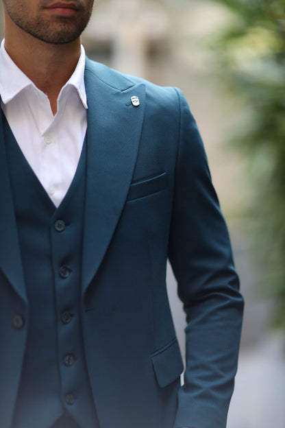 Three-Piece Suit Havana Green