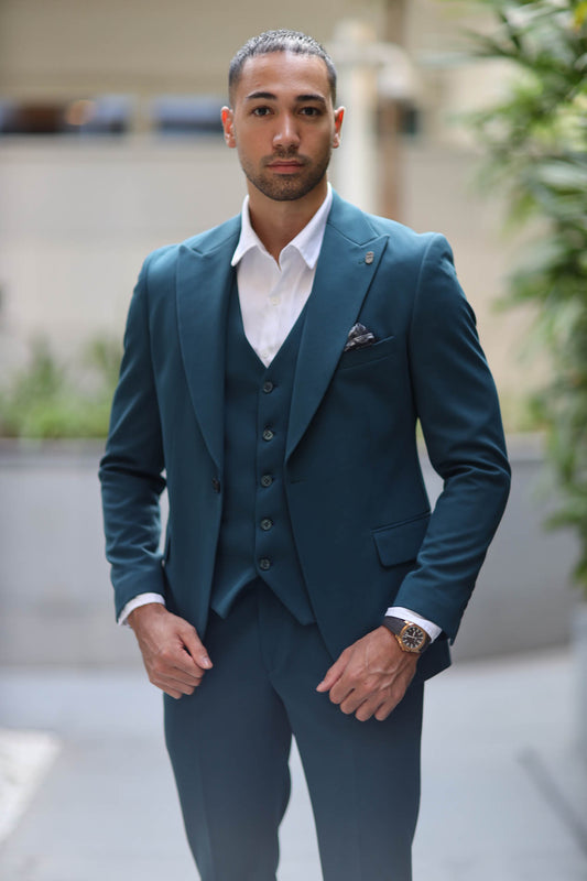 Three-Piece Suit Havana Green