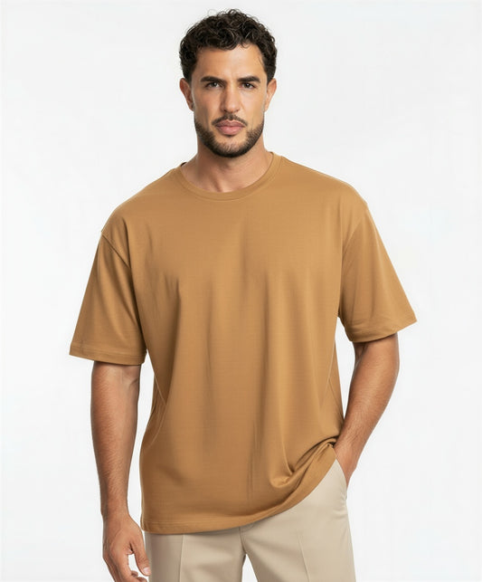 Basic t-shirt camel