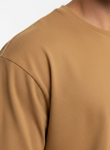 Basic t-shirt camel
