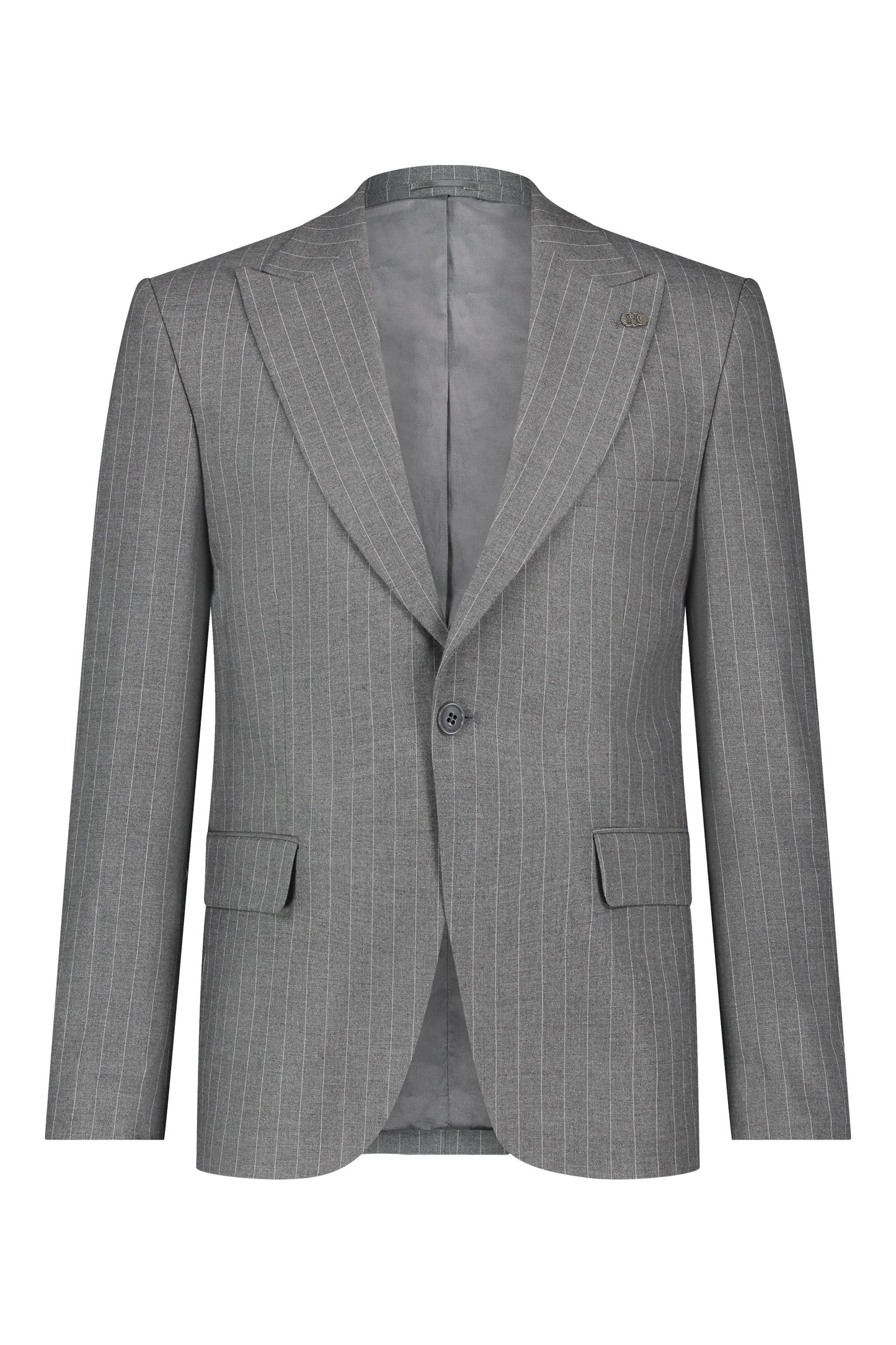 Suit three piece Havana krijtstreep grey - Frankie's