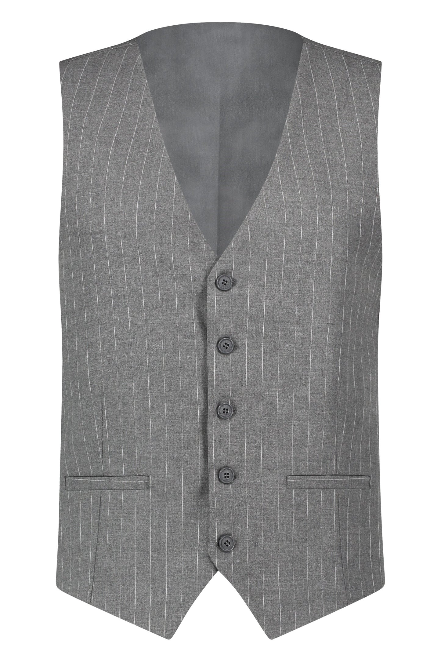 Suit three piece Havana krijtstreep grey - Frankie's