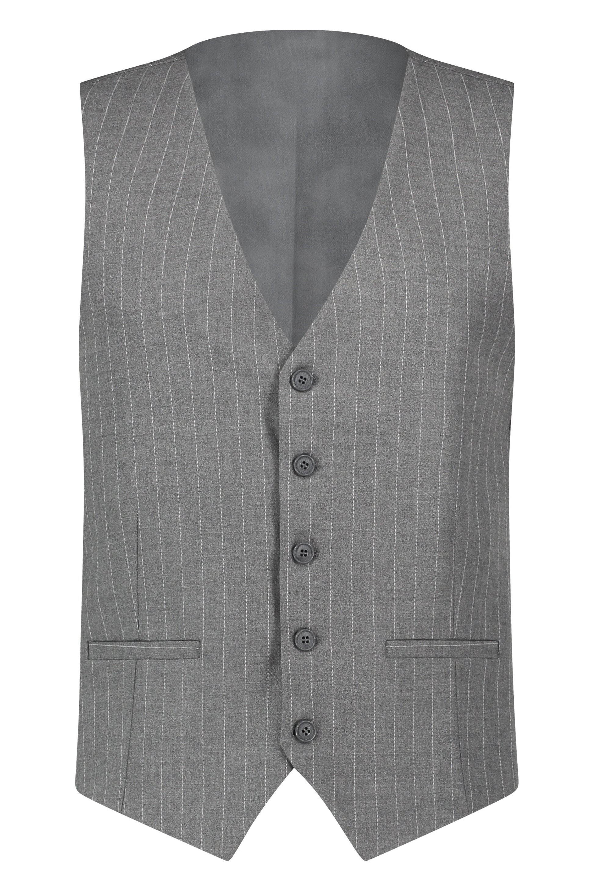 Suit three piece Havana krijtstreep grey - Frankie's
